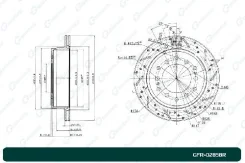 ���� ��������� ��������������� ������������� G-brake GFR-02858R ������ GFR02858R ����