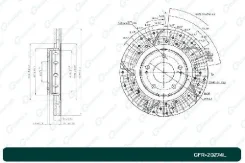 ���� ��������� ��������������� ������������� G-brake GFR-20274L ����� GFR20274L ����