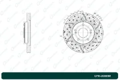 ���� ��������� ��������������� ������������� G-brake GFR-20083R ������ GFR20083R ����