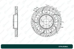 ���� ��������� ��������������� ������������� G-brake GFR-20382L ����� GFR20382L ����