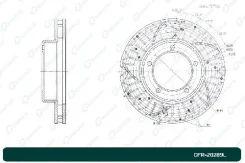 ���� ��������� ��������������� ������������� G-brake GFR-20289L ����� GFR20289L ����