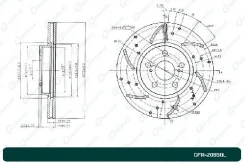 ���� ��������� ��������������� ������������� G-brake GFR-20850L ����� GFR20850L ����