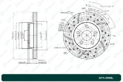 ���� ��������� ��������������� ������������� G-brake GFR-21160L ����� GFR21160L ����