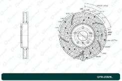 ���� ��������� ��������������� ������������� G-brake GFR-21009L ����� GFR21009L ����