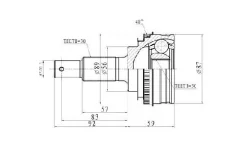 ���� ������� JETT V41-9370 ABS V419370ABS ����
