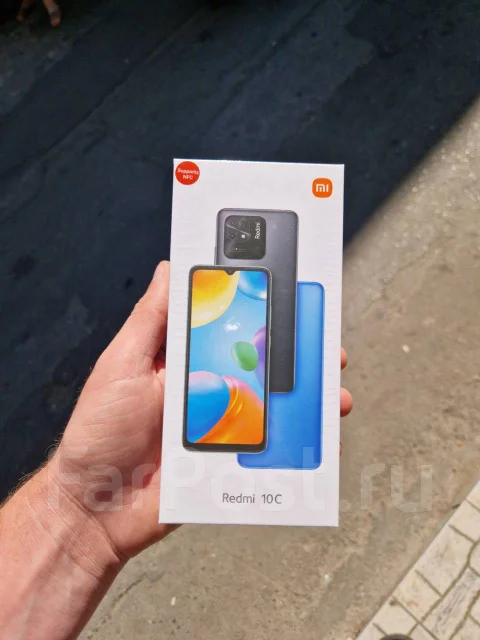 Xiaomi Redmi 10C. �/�, 128 ��, �����, 4G LTE, Dual-SIM, NFC ����