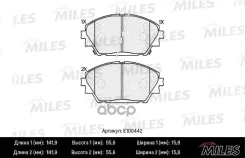 ������� ��������� �������� (����� Semi-Metallic) Mazda 3 13- (TRW GDB3592) E100442 Miles ���. E100442 E100442 ����
