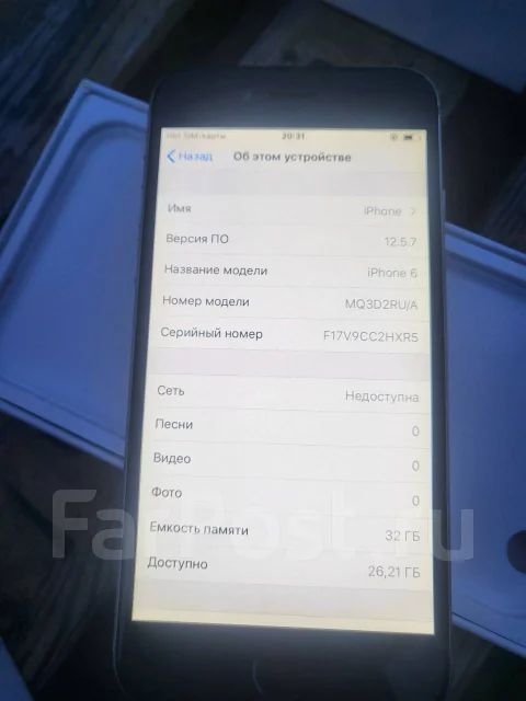 Apple iPhone 6. �/�, 32 ��, ������, 3G, 4G LTE, NFC ����