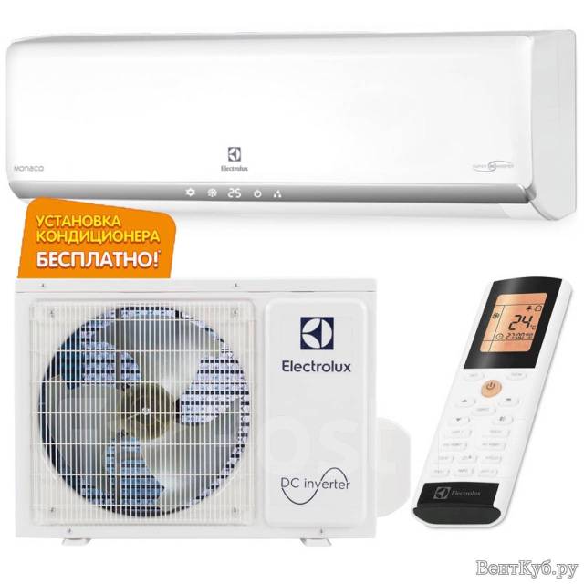 Кондиционер Electrolux EACS/I-24HM/N3_15Y на 60-70 кв. м, сплит-система ...