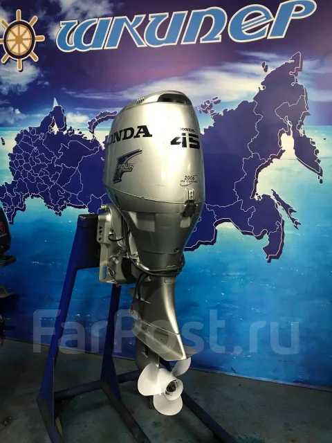 Лодочный мотор Honda BF45, 45,00 л.с. L (508 мм), 2006 год, бензиновый ...