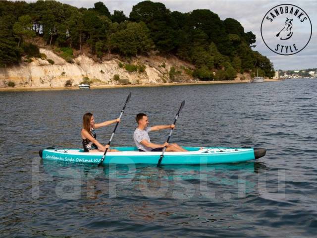 Каяк надувной Sandbanks Style двухместный высокого давления, без ...