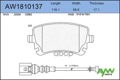 ������� ��������� ������ AW1810137 AUDI A4 2.0T-3.0D 03-08 / A6 2.0D-4.2 04-11 / AYWIparts ���. AW1810137 AW1810137 ����