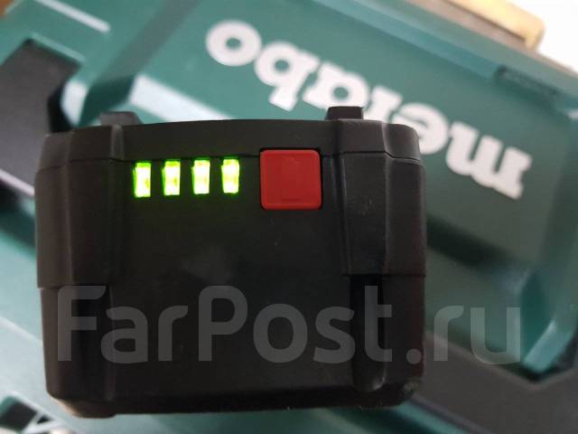 Аккумулятор батарейка шуруповерта Metabo 18 V, 4.0 Ah Мощная Оригинал ...