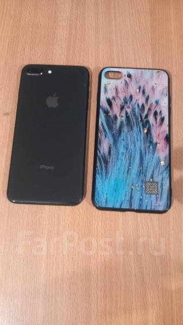 Apple iPhone 8 plus 256 gb, моноблок, черный, 4G LTE, б/у, в наличии ...