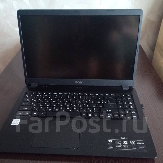 Ноутбук, Acer Aspire 3 A315-56, 256 Гб, 4 гб, WiFi, Bluetooth, б/у, в ...