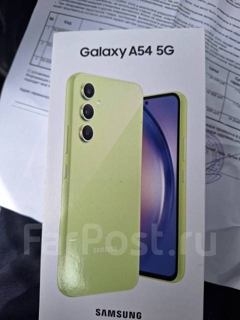 Samsung Galaxy A54, 256 гб, моноблок, зеленый, 4G LTE, 5G, Dual-SIM ...