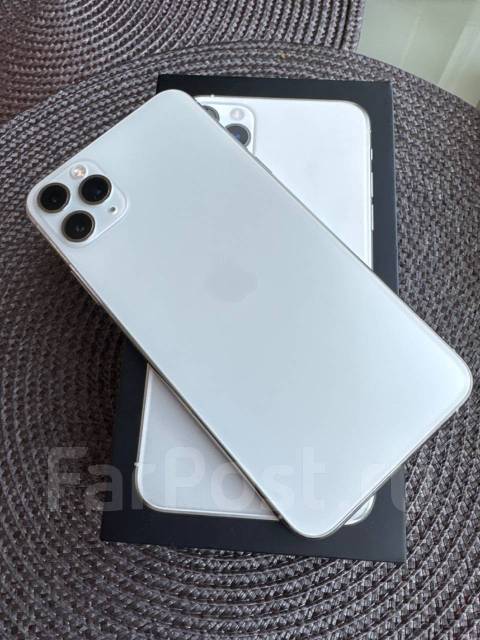 Продам iPhone 11 Pro Max, 256 гб, белый, б/у, в наличии. Цена: 33 000 ...