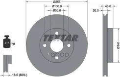 ���� ��������� �������� � ��������� PRO Toyota Textar 92115603 Toyota Textar ���. 92115603 92115603 ����