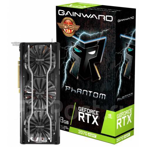 Видеокарта Gainward Phoenix GS RTX 2070 Super, б/у, в наличии. Цена: 19 ...