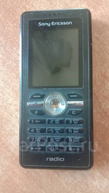 Кнопочный телефон Sony Ericsson, моноблок, черный, б/у, в наличии. Цена ...
