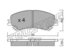 ������. ������. ������� Renault Espace V, Grand Scenic II, Megane IV, Scenic IV, Talisman II, SW 1.5 DCi, 1.6 dCi, 1.6 Tce 2015- F Trusting ���. 11110...