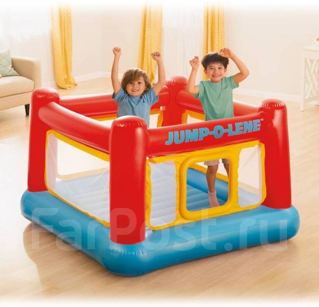 Батут надувной Домик 174*174*112 см. Бесплатная Доставка по городу ...