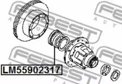 ��������� ��������� 55X90X23X17 Febest LM55902317 LM55902317 ����