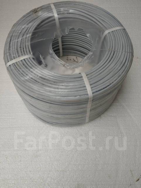 Кабель витая пара FTP /UTP кат.5е 4 пары, экранир. с тросиком, новый, в ...