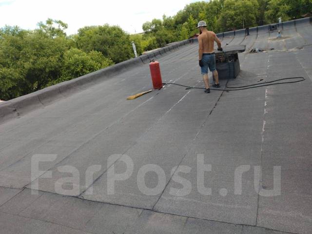 Монтаж и Ремонт Мягкой Кровли. Технониколь. Гидроизоляция в Хабаровске