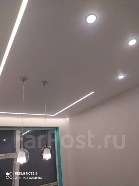 Натяжные потолки любой сложности! Договор. Гарантия во Владивостоке