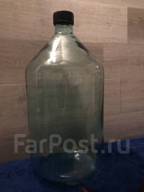 Бутыль стеклянный 20 литров, б/у, в наличии. Цена: 1 300₽ во Владивостоке