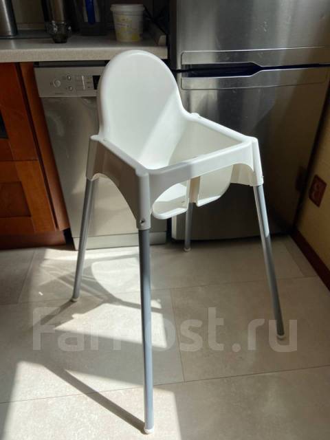 Детский стул для кормления Ikea, б/у, в наличии. Цена: 600₽ во Владивостоке