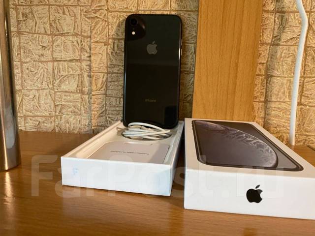 iPhone XR, 64 гб, моноблок, черный, 4G LTE, NFC, новый, в наличии. Цена ...