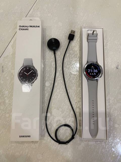 Смарт часы Samsung Galaxy Watch 4 Classic 46мм, GPS, NFC, Android, б/у ...