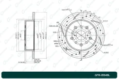 ���� ��������� ��������������� ����� G-Brake GFR01349L GFR01349L ����