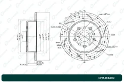 ���� ��������� ��������������� ������ G-Brake GFR01349R GFR01349R ����
