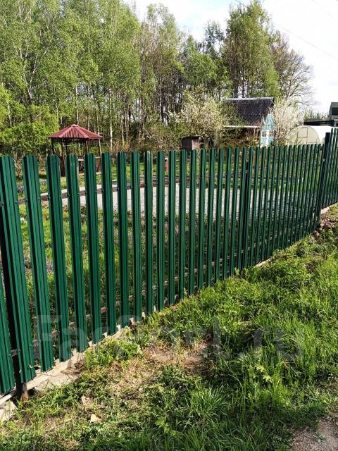 Заборы из профлиста, евроштакетника, сетки-рабица. Монтаж заборов в ...