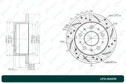 ���� ��������� ��������������� ������ G-Brake GFR01497R GFR01497R ����