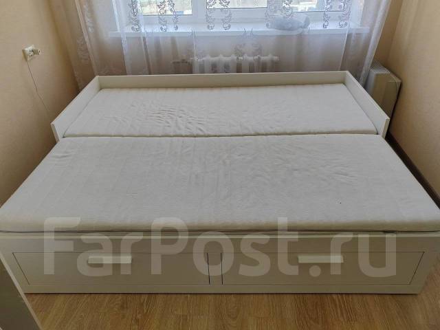 Кушетка раскладная ИКЕА Brimnes, б/у, в наличии. Цена: 15 000₽ во ...
