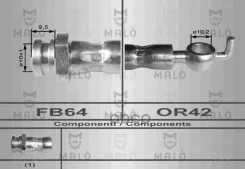 ����� ��������� ����. Mazda 626 87-97 Malo ���. 80041 80041 ����