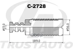 �������� �������� ������������ (TA); C-2728 48341-10140; �TSHB14; �TSHB-14-GOLD; �T14NC42F (RR BOOT) Corolla 2/Corsa/Tercel/Cynos/Paseo/STA�RLET/Terce...