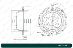 ���� ��������� ��������������� ����� G-Brake GFR02149L GFR02149L ����