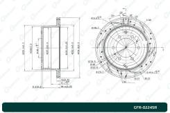     G-Brake GFR02245R GFR02245R 