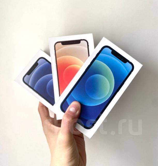 Витринный (Новый) iPhone 12 Mini 128Gb, белый, синий, черный, б/у, в ...