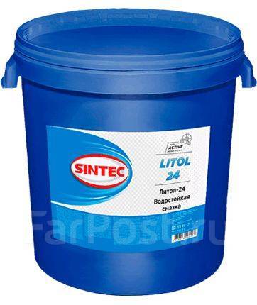 Смазка Sintec Литол-24 18кг, в наличии. Цена: 7 000₽ во Владивостоке