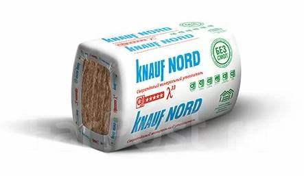 Плита минераловатная Knauf Nord НОРД TS033 Aquastatik 1250х600х50 мм, в ...