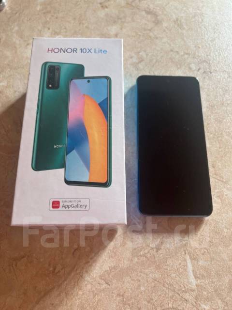 Honor 10X Lite, 128 гб, моноблок, б/у, в наличии. Цена: 8 000₽ во ...