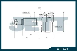 ���� �������� �������� JETT V419176 ABS V419176ABS ����
