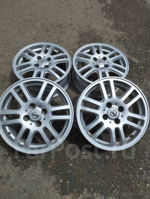 Литые диски Nissan оригинал R15 4x100, 15", 1 шт, 4 шт, б/у, в наличии ...
