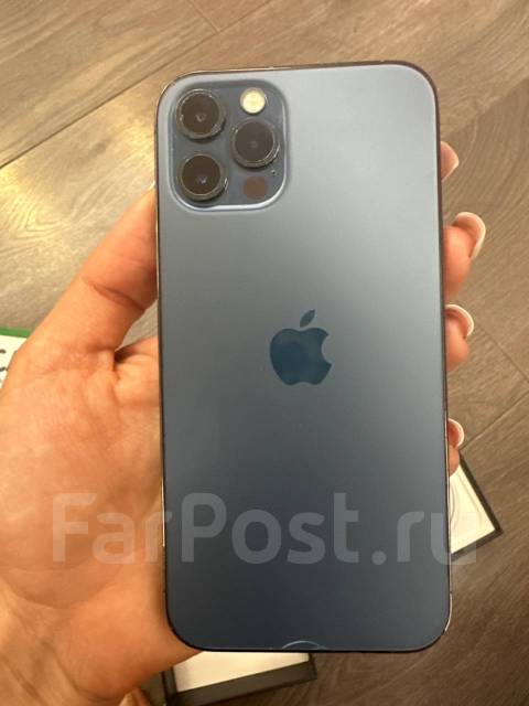 Айфон 12 Pro 128 гб, синий, 3G, 4G LTE, 5G, Dual-SIM, Защищенный, NFC ...